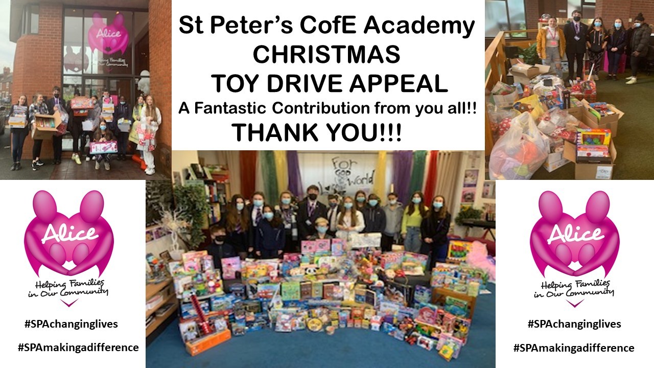 Alice charity toy drive 2021 thank you