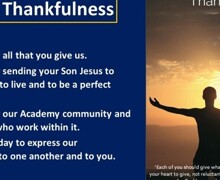 Prayer   Thankfulness