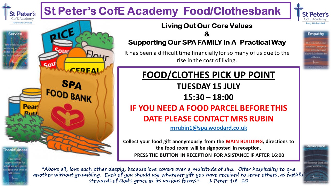 FOOD BANK JULY 25