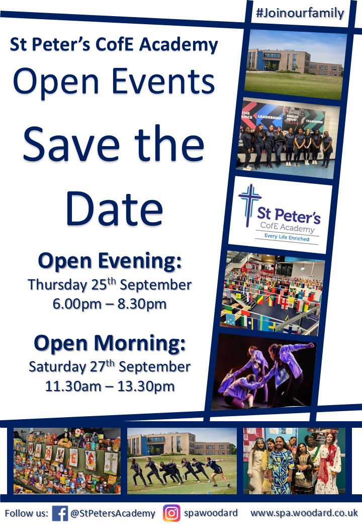 Save the Date Open Evening 2025