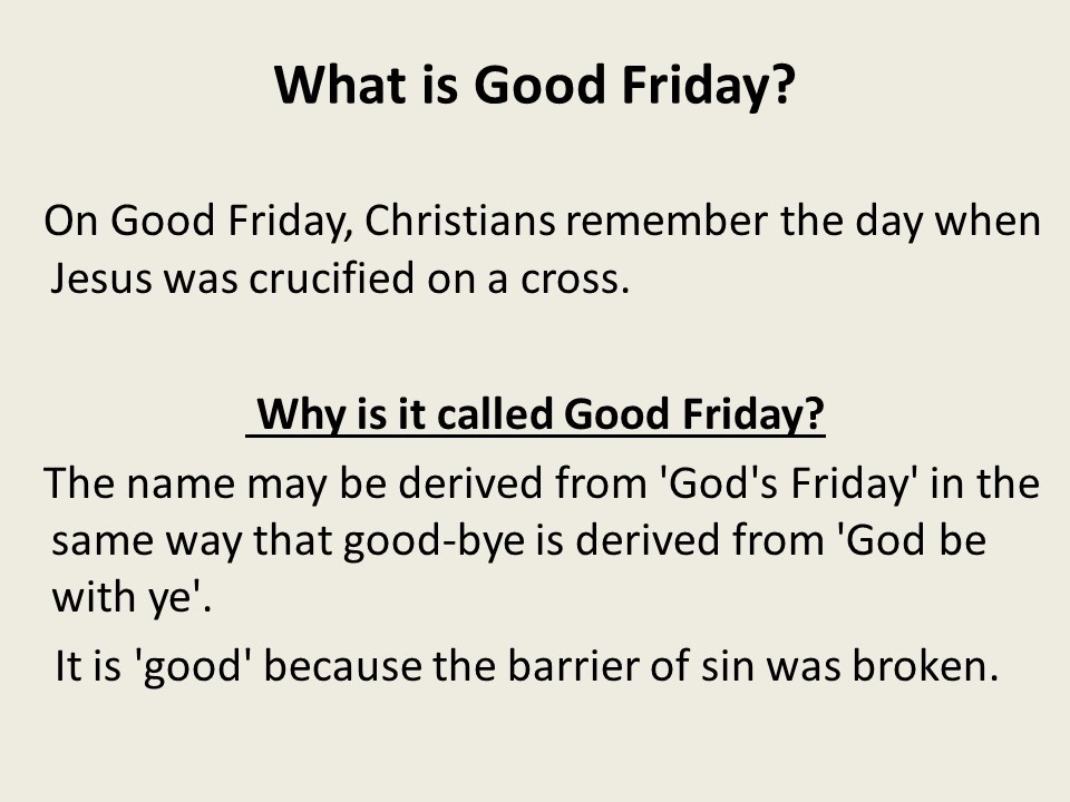 Good friday 2